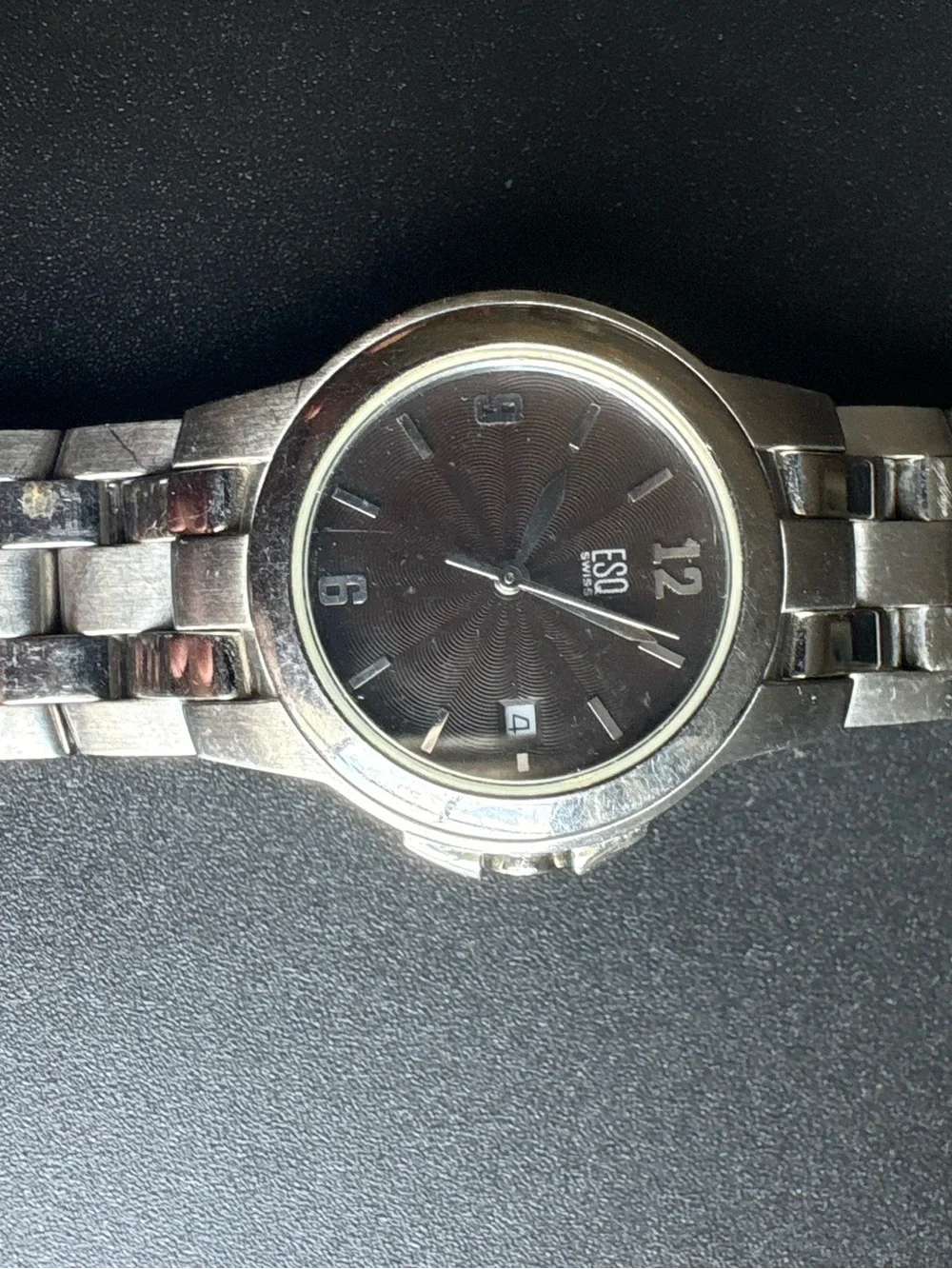 Silver Stainless Steel Back Ladies Bracelet Watch